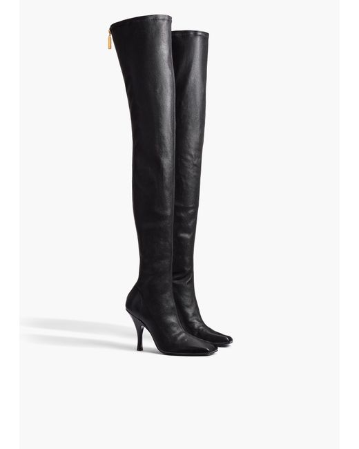 Khaite Black Eva Over-The-Knee Boot