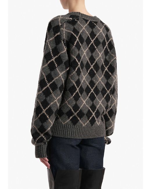 Khaite Black Pratt Sweater