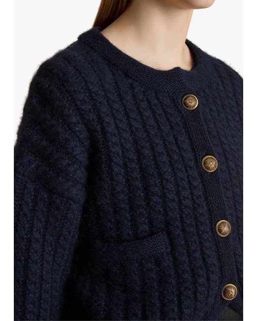 Khaite Blue Balser Jacket