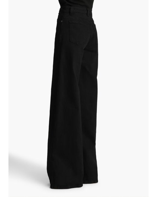 Khaite Black Dane Stretch Jean