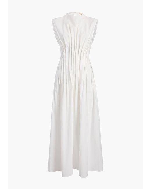Khaite White Wes Dress
