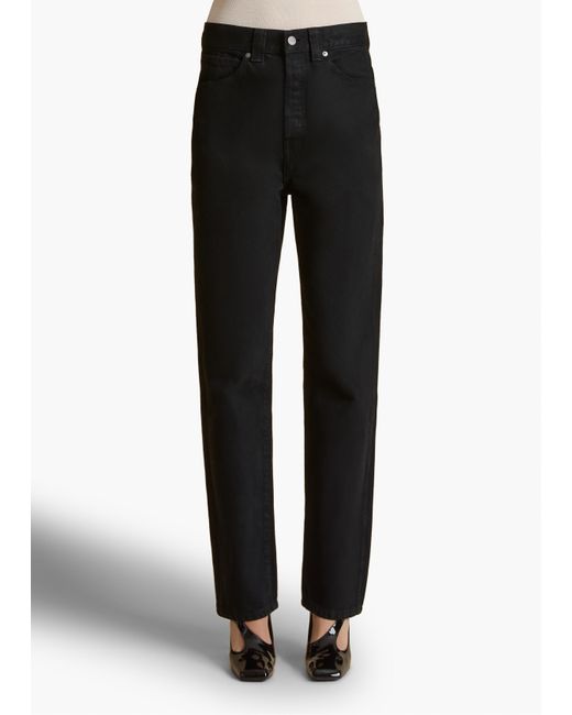 Khaite Black Corben Jean