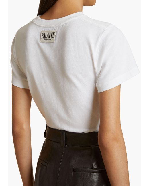 Khaite White Emmylou T-Shirt