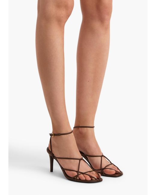 Khaite White Loulou Sandal