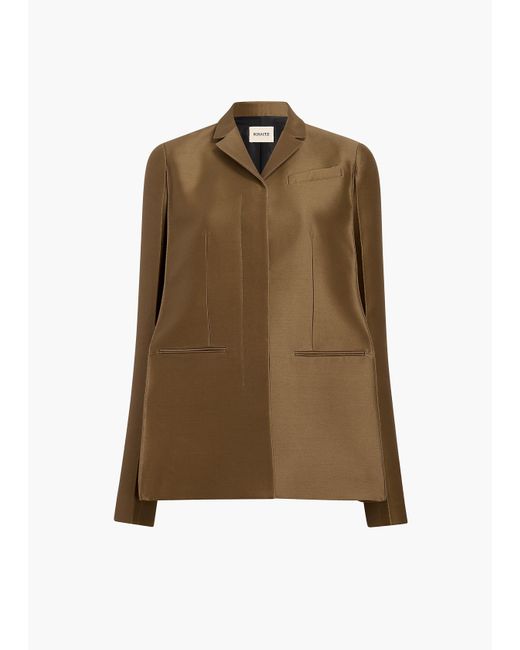 Khaite Green Crittan Jacket