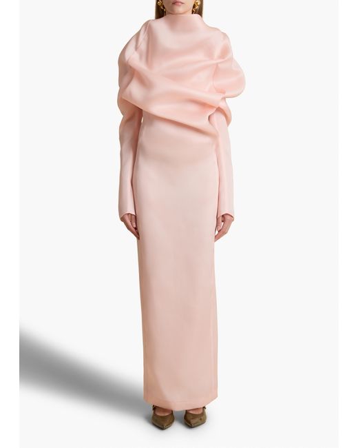 Khaite Pink Exclusive Judo Dress