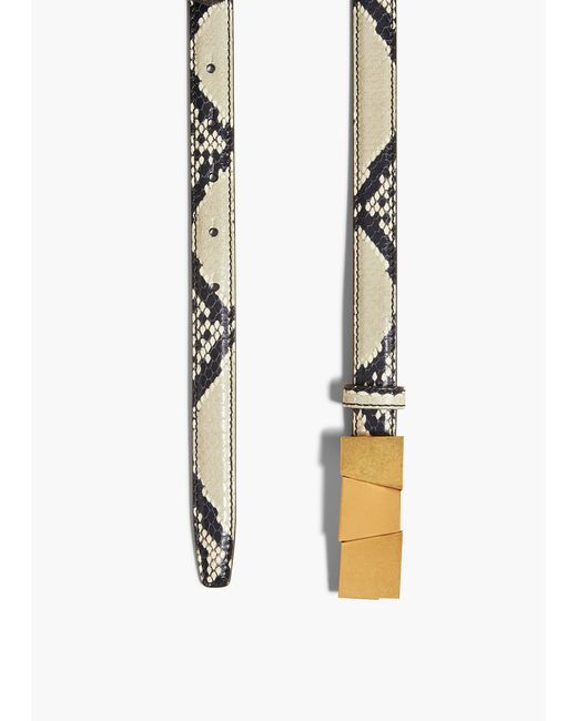 Khaite White Small Axel Belt