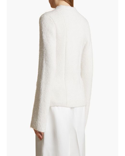 Khaite White Aeson Jacket