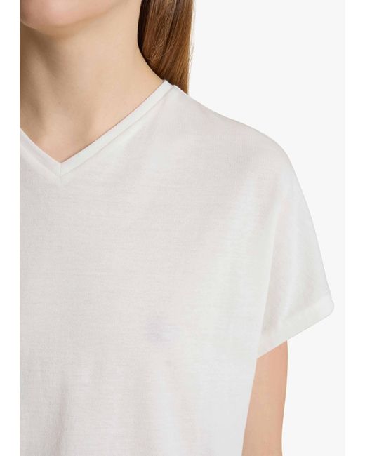 Khaite White Devra Top