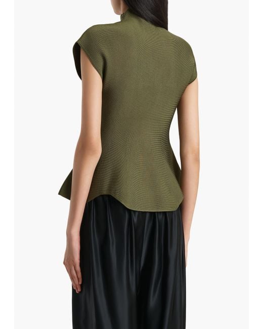 Khaite Green Andra Top
