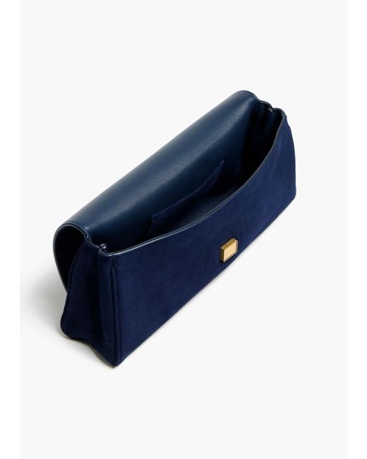 Khaite Blue Audrey Clutch