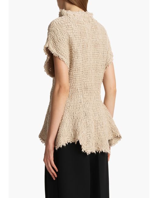 Khaite White Gilles Top
