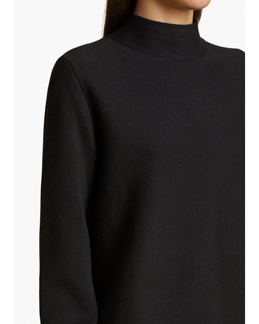 Khaite Black Calliope Top