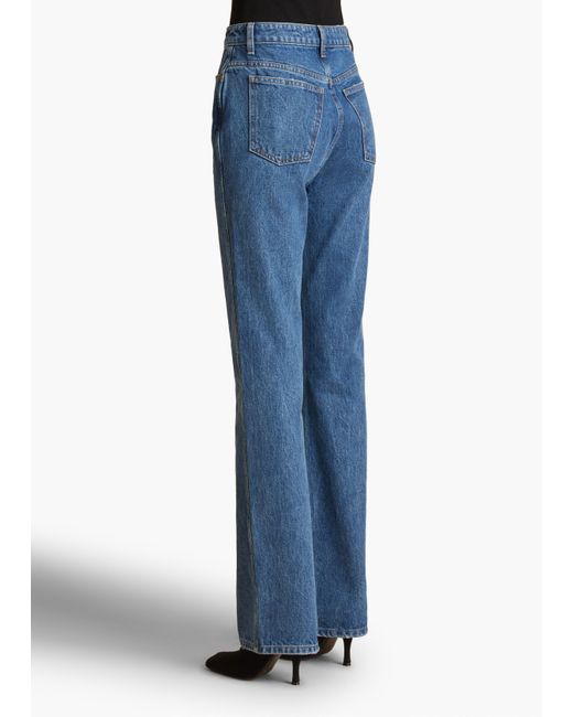 Khaite Blue Danielle Stretch Jean