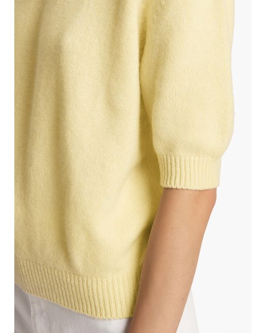Khaite Yellow Davin Sweater