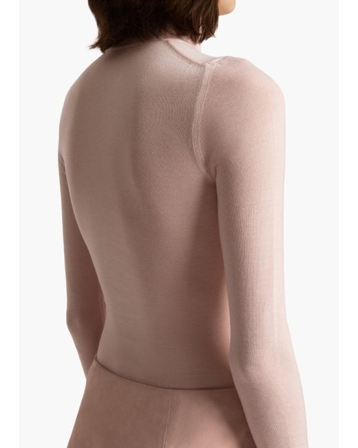 Khaite Pink Iveta Bodysuit