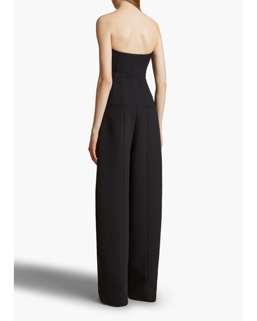 Khaite Black Lennex Jumpsuit