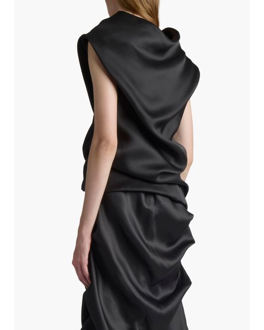 Khaite Black Luola Top