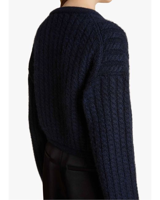 Khaite Blue Balser Jacket