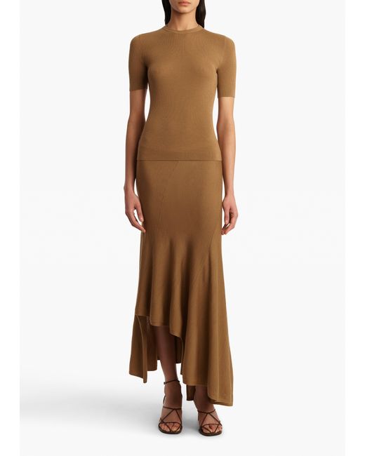 Khaite Natural Miranda Skirt