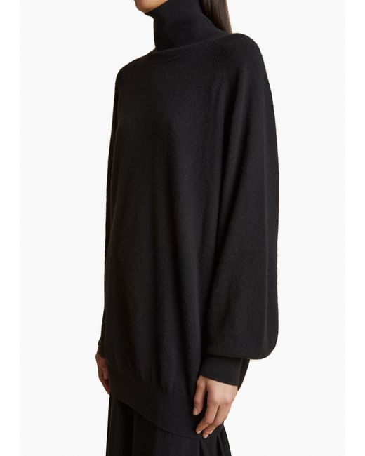 Khaite Black Percy Sweater