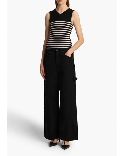Khaite Black Renato Top