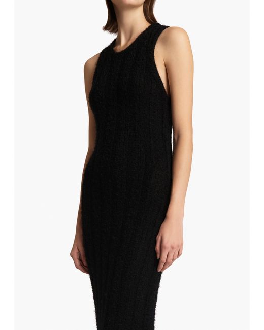 Khaite Black Fiore Dress