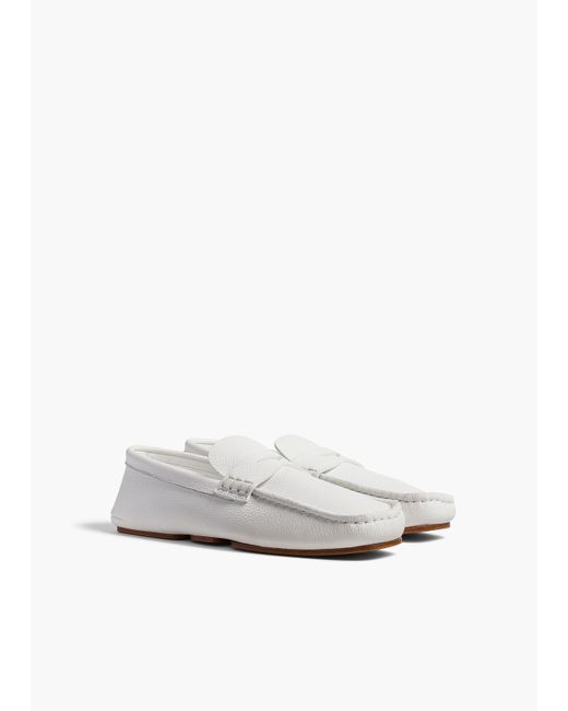 Khaite White Billy Loafer