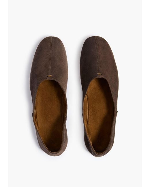Khaite White Jane Flat