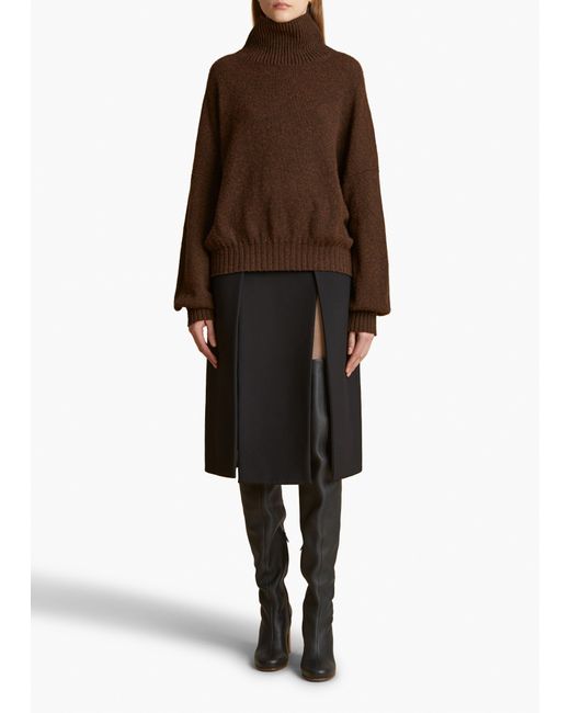 Khaite Brown Morris Sweater