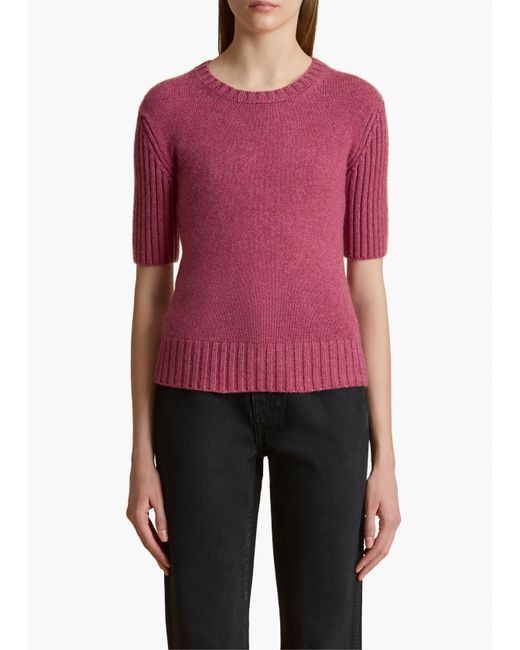 Khaite Pink Mia Sweater