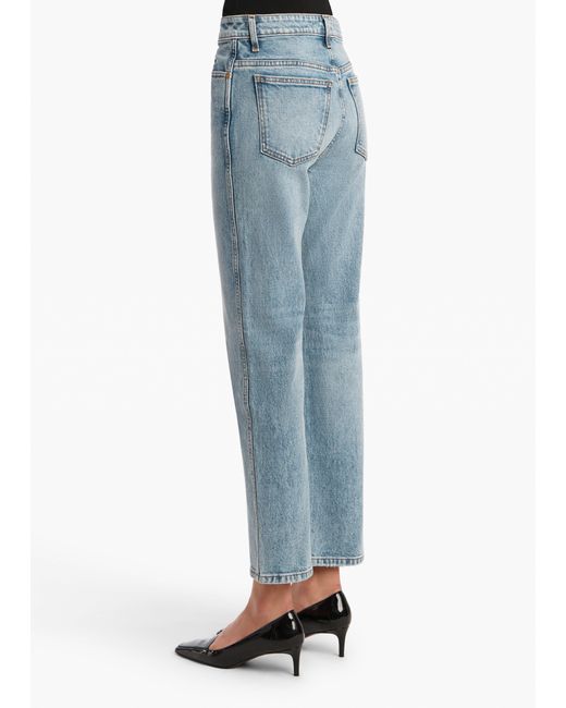 Khaite Blue Abigail Stretch Jean
