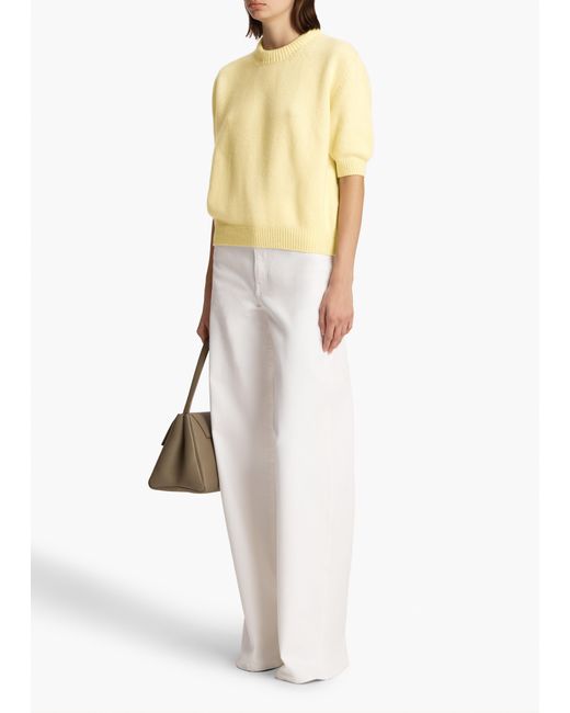 Khaite Yellow Davin Sweater