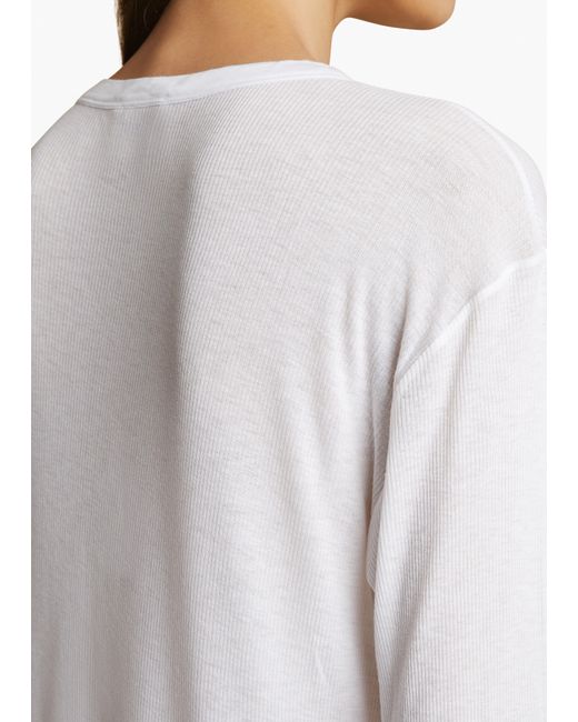 Khaite White Morton Top