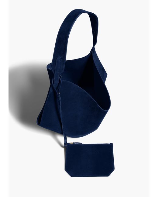 Khaite Blue Medium Lotus Tote