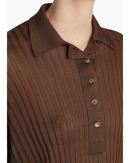 Khaite Brown Vin Top