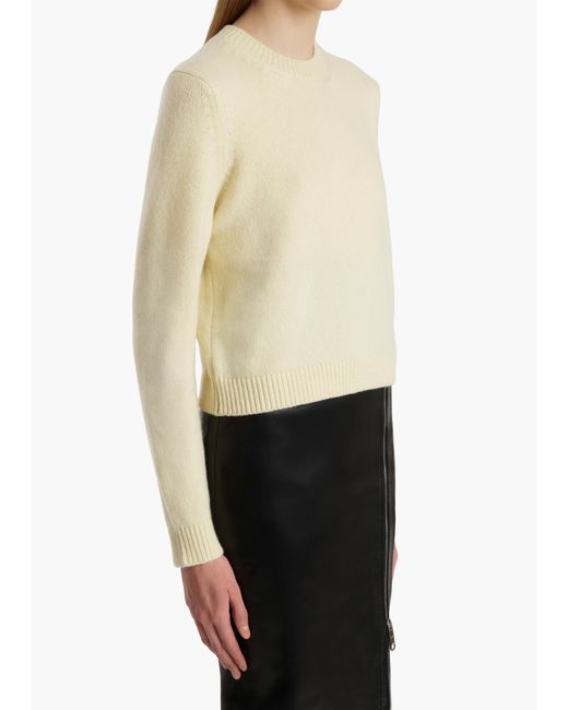 Khaite Yellow Exclusive Leta Sweater
