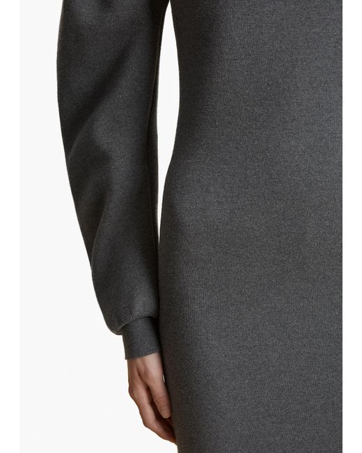 Khaite Gray Storm Dress