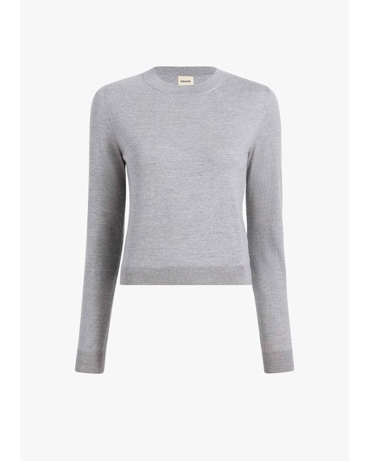 Khaite Gray Leta Sweater