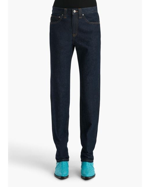 Khaite Blue Farley Jean