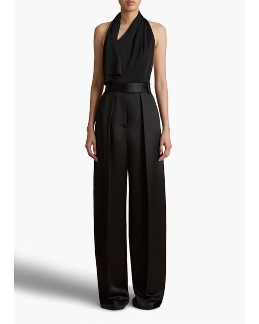 Khaite Black Loza Top