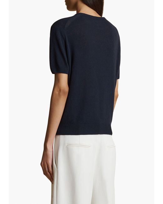Khaite Blue Pierre Sweater