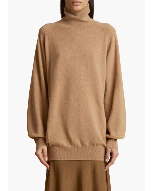 Khaite Natural Percy Sweater