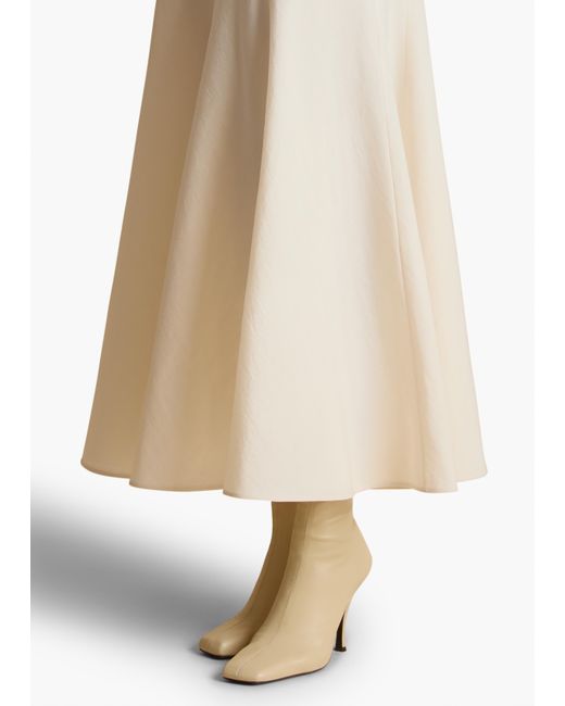 Khaite White Lenno Skirt