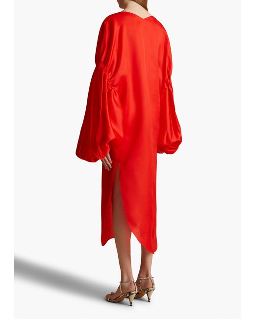 Khaite Red Zelma Dress