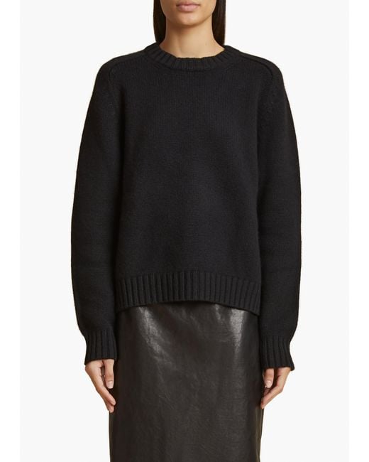 Khaite Black Mae Sweater