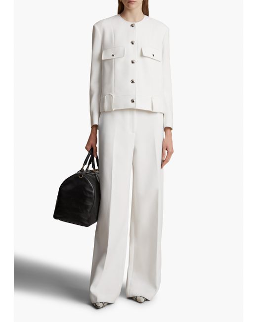 Khaite White Laybin Jacket