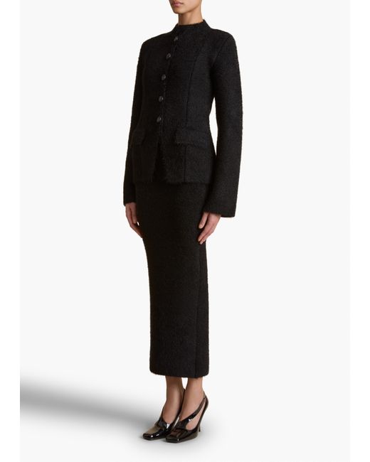 Khaite Black Aeson Jacket