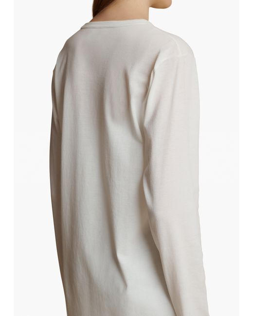 Khaite White Morton Top