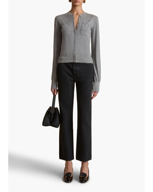Khaite Gray Lilou Cardigan